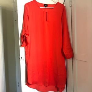 Mossimo bright red shift dress!!